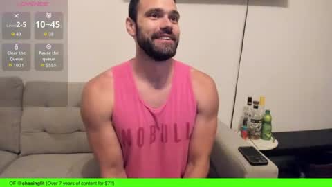 Snapshot of chasemason20 chatting on July 9, 11:20 pm Onlyfans chasingfit Instagram the arguer Twitter chasingfitOF online show from July 9, 11:20 pm