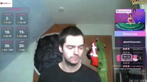 chrisjung301160 online show from February 26, 7:40 am