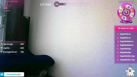 Snapshot of chrixtopherobin chatting on March 10, 9:18 pm Chrixtopherobin online show from March 10, 9:18 pm