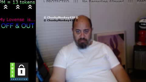 Snapshot of chunkymonkey420 chatting on March 7, 3:51 am Spencer Smokey Bear online show from March 7, 3:51 am