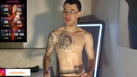 Snapshot of codyywalker chatting on May 12, 6:27 pm Cody Walker online show from May 12, 6:27 pm