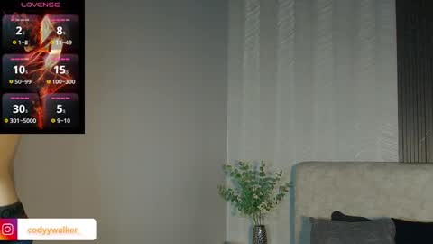 Snapshot of codyywalker chatting on May 13, 6:27 pm Cody Walker online show from May 13, 6:27 pm