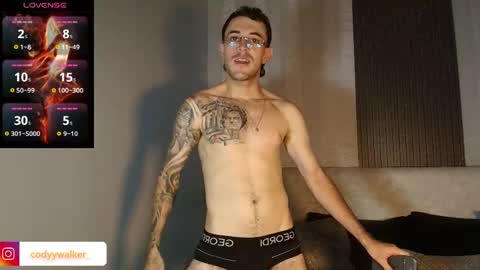Snapshot of codyywalker chatting on May 15, 12:50 am Cody Walker online show from May 15, 12:50 am