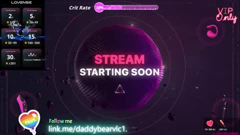 Snapshot of daddybearvlc chatting on February 2, 6:50 pm DaddyBear online show from February 2, 6:50 pm