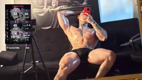 Snapshot of dantecoppolaa chatting on October 24, 1:57 am Dante coppola online show from October 24, 1:57 am