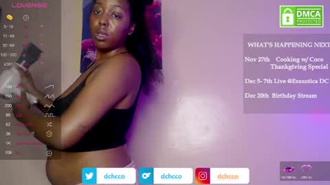 Snapshot of dchcco chatting on November 25, 4:12 am Duchess Coco - Coco Puffs online show from November 25, 4:12 am