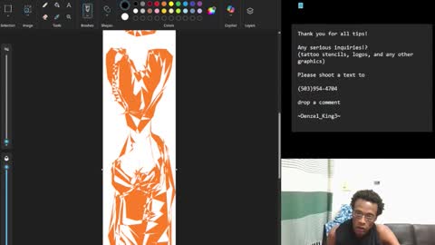 Denzel King3 online show from October 23, 9:52 am