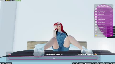 Snapshot of deshonesta chatting on March 22, 9:23 am The Goddess online show from March 22, 9:23 am