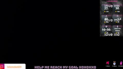 Snapshot of destroyall420 chatting on June 18, 5:28 pm Lola Bdsm and fries online show from June 18, 5:28 pm