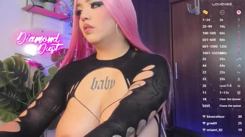 Snapshot of diamond_dustt chatting on March 10, 8:47 pm Diamond online show from March 10, 8:47 pm