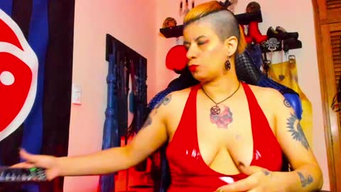 Snapshot of dominatrixblue chatting on January 6, 2:36 pm Dom Blue online show from January 6, 2:36 pm