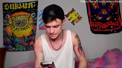 Snapshot of dreamyadam chatting on February 1, 7:12 pm Adam Dream online show from February 1, 7:12 pm