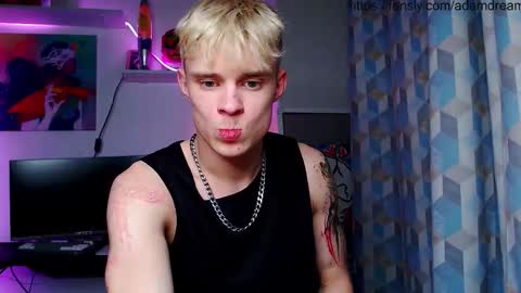 Snapshot of dreamyadam chatting on February 24, 5:44 pm Adam Dream online show from February 24, 5:44 pm