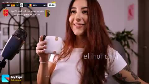 Snapshot of elihotchili chatting on July 10, 3:25 pm Eli online show from July 10, 3:25 pm
