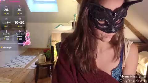 Snapshot of elisa_fr chatting on June 11, 5:55 pm Elisa online show from June 11, 5:55 pm