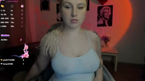 Snapshot of elly_blondy chatting on April 10, 5:50 pm Elly online show from April 10, 5:50 pm