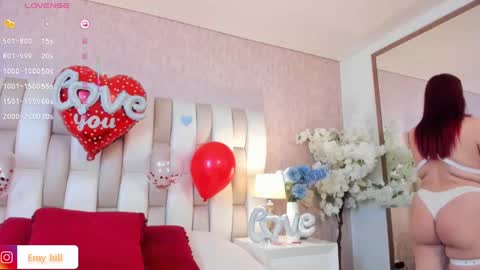 Snapshot of emily_hill___ chatting on February 14, 9:43 pm EMILY Monday 5-2 am From Tuesday to Friday5-1 am Colombia time online show from February 14, 9:43 pm