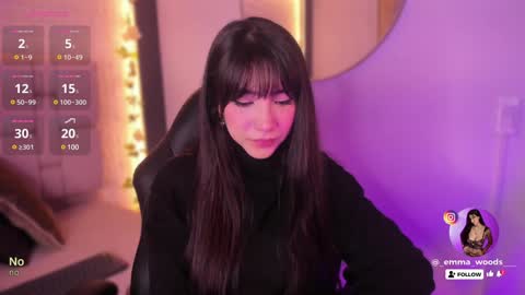 Snapshot of emma_woods__ chatting on December 7, 12:13 pm emma_woods__ online show from December 7, 12:13 pm