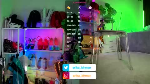 Snapshot of erika_kirman chatting on November 12, 3:45 pm Erika online show from November 12, 3:45 pm