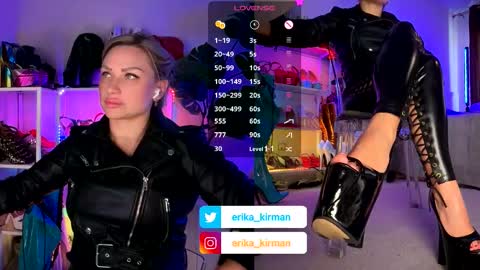 Snapshot of erika_kirman chatting on November 19, 11:54 am Erika online show from November 19, 11:54 am