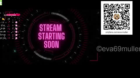 Snapshot of eva69muller chatting on February 11, 7:05 pm Eva next show 8pm CEST AMST online show from February 11, 7:05 pm