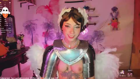 Snapshot of fairywhore chatting on February 15, 7:06 am Jackie Cosplayer online show from February 15, 7:06 am