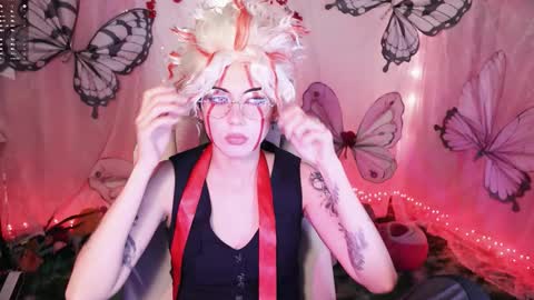 Snapshot of fairywhore chatting on September 29, 3:33 am Jackie Cosplayer online show from September 29, 3:33 am