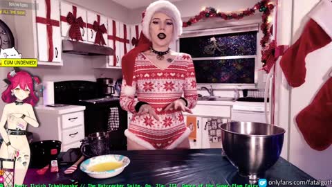 Snapshot of fatalgoth chatting on December 25, 4:22 am Lily Waifu online show from December 25, 4:22 am