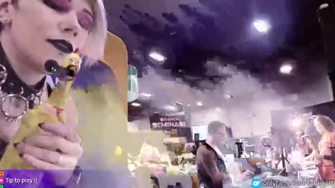 Snapshot of fatalgoth chatting on October 24, 10:17 pm Lily Waifu online show from October 24, 10:17 pm