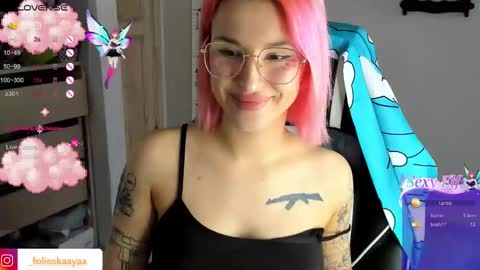 Snapshot of folinskaayaa chatting on January 17, 8:56 am folinskaayaa online show from January 17, 8:56 am