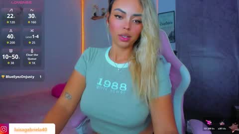 Snapshot of gabby_prieto chatting on February 10, 12:59 am Gaby online show from February 10, 12:59 am