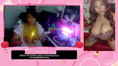 Snapshot of goddesscocoaa chatting on April 6, 4:46 am Goddess Cocoa online show from April 6, 4:46 am