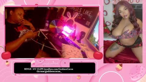Snapshot of goddesscocoaa chatting on April 28, 2:27 am Goddess Cocoa online show from April 28, 2:27 am