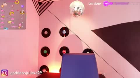 Snapshot of goddessjulieta chatting on May 17, 6:59 pm Julieta online show from May 17, 6:59 pm