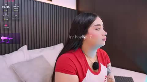 haylie  See you tonight at 8pm Colombia time online show from July 30, 6:45 am