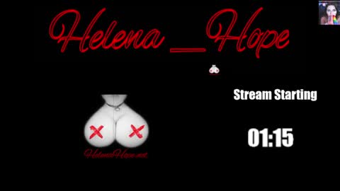 Snapshot of helena_hope chatting on May 22, 4:08 am Helena Hope online show from May 22, 4:08 am