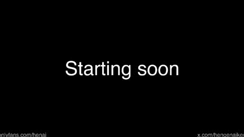 Snapshot of hengen_aiken chatting on May 9, 6:35 pm Hengen Aiken online show from May 9, 6:35 pm