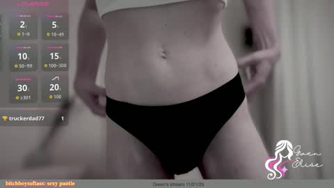 Snapshot of heyyythanks chatting on November 26, 3:57 pm Gwen Elise online show from November 26, 3:57 pm