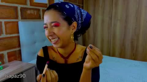 Snapshot of isapaz90 chatting on October 24, 2:02 pm Isabela Paz online show from October 24, 2:02 pm