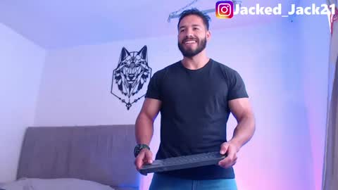 Snapshot of jack_master_muscle chatting on May 23, 8:13 pm jack and leah online show from May 23, 8:13 pm