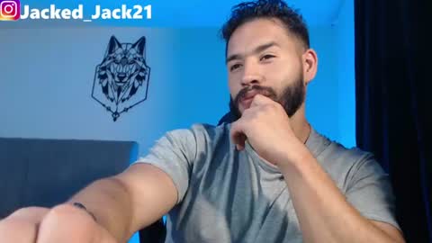 Snapshot of jack_master_muscle chatting on July 24, 10:52 pm jack and leah online show from July 24, 10:52 pm