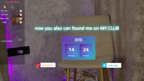 your kitty JANE roawww online show from January 17, 11:17 am