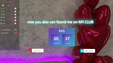 your kitty JANE roawww online show from February 14, 8:10 am