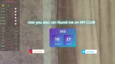 your kitty JANE roawww online show from March 10, 11:21 am