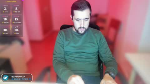 javierduro24 online show from January 12, 4:40 pm