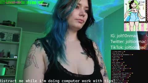 JoltionMac JJ online show from December 3, 8:06 pm