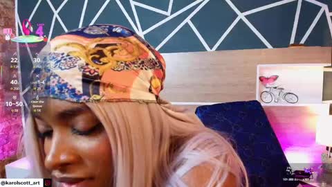 KAROL SCOTT online show from September 18, 8:33 pm