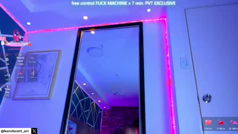 KAROL SCOTT online show from November 1, 8:00 pm