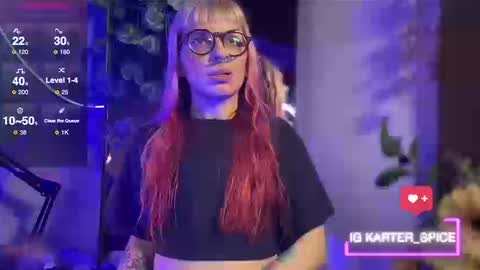 Snapshot of karterspice chatting on September 24, 12:03 am Karter online show from September 24, 12:03 am