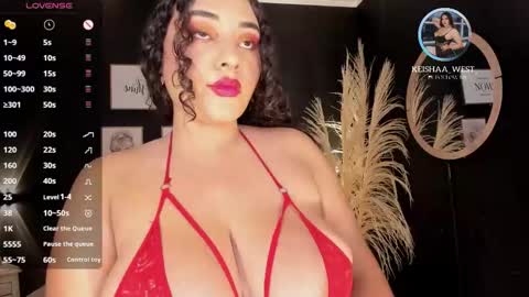 Snapshot of keisha_west chatting on October 1, 7:47 am Keisha online show from October 1, 7:47 am